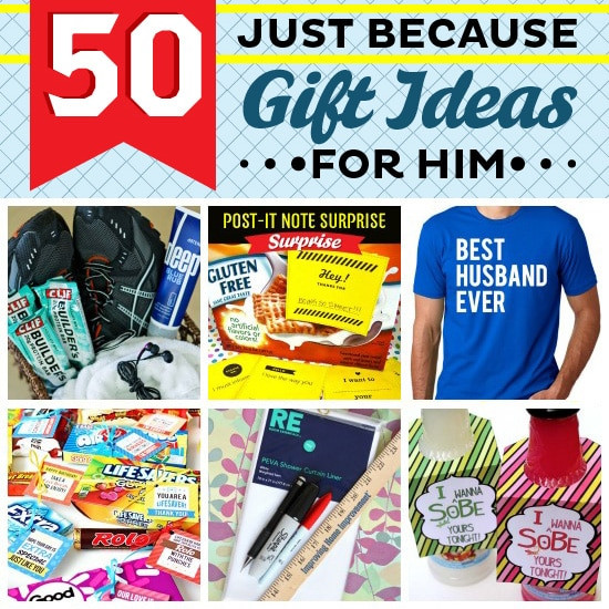 Cute Gift Ideas For Boyfriend Just Because
 50 Just Because Gift Ideas For Him from The Dating Divas