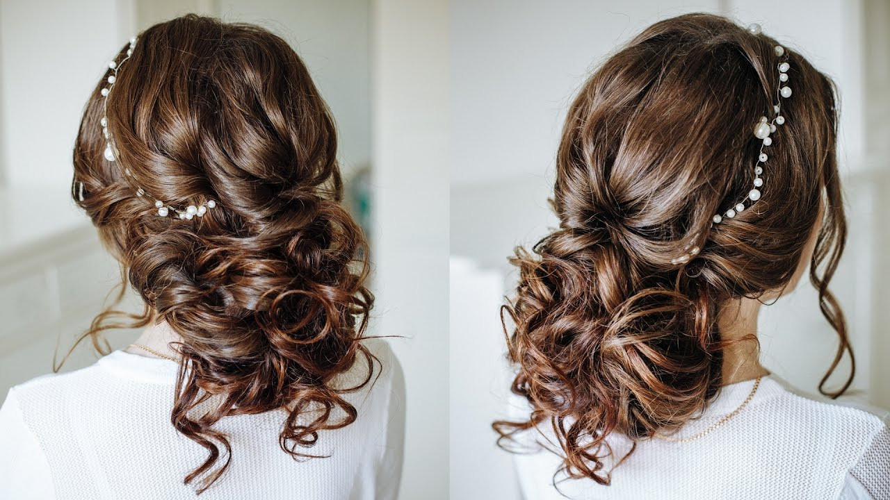 Cute Hairstyles For Weddings
 Easy romantic wedding hairstyle for long medium hair