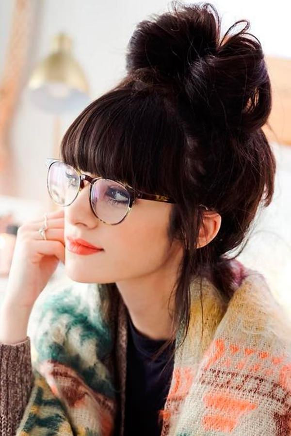 Cute Hairstyles With Glasses
 71 Insanely Gorgeous Hairstyles with Bangs