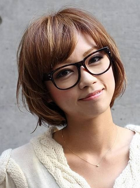 Cute Hairstyles With Glasses
 How To Choose Glasses For Short Hair And Round Face Shape