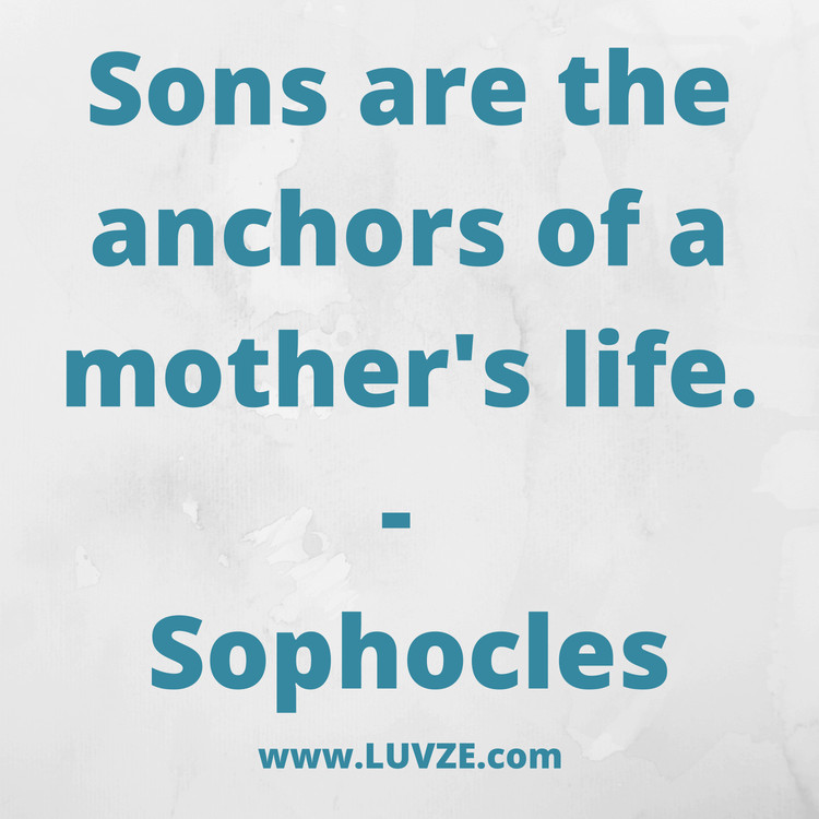 Cute Mother Son Quotes
 90 Cute Mother Son Quotes and Sayings