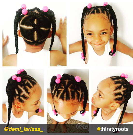 Cute Ponytail Hairstyles For Little Girls
 20 Cute Natural Hairstyles for Little Girls