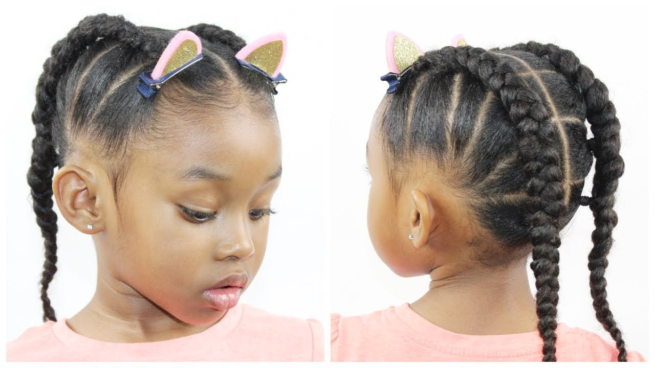 Cute Ponytail Hairstyles For Little Girls
 Ponytail Cornrow Hairstyles for Little Girls