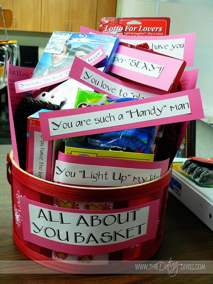 Cute Small Gift Ideas For Boyfriend
 "All About You" Basket