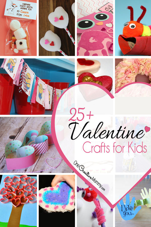 Cute Things For Kids
 25 Cute Valentine Crafts for Kids onecreativemommy