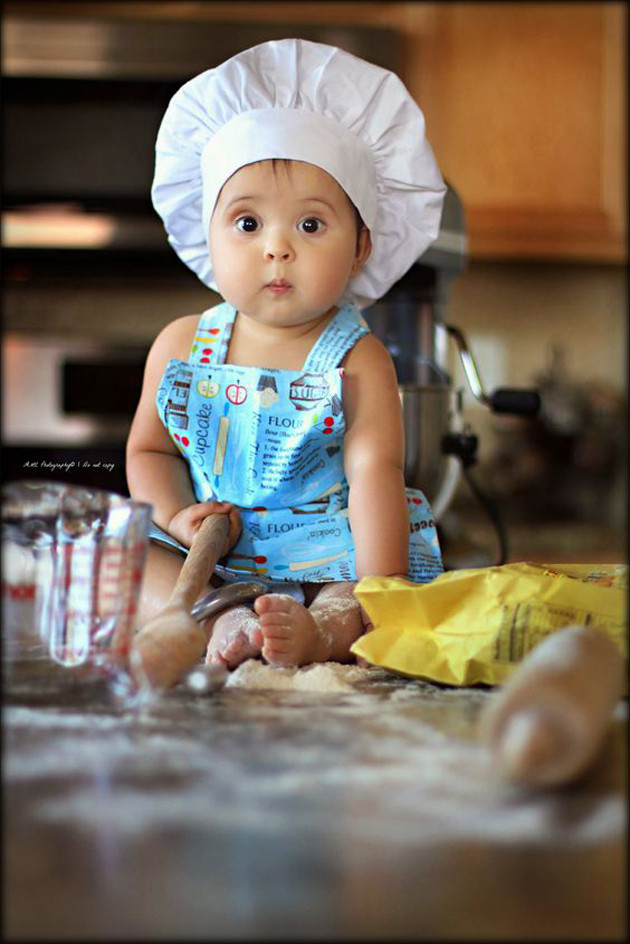 Cute Things For Kids
 Cute Little Baby Chef graphy