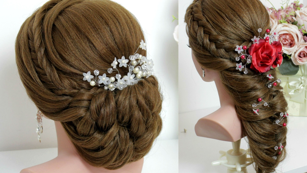 Cute Wedding Hairstyles For Long Hair
 2 hairstyles for long hair tutorial Bridal Updo Easy