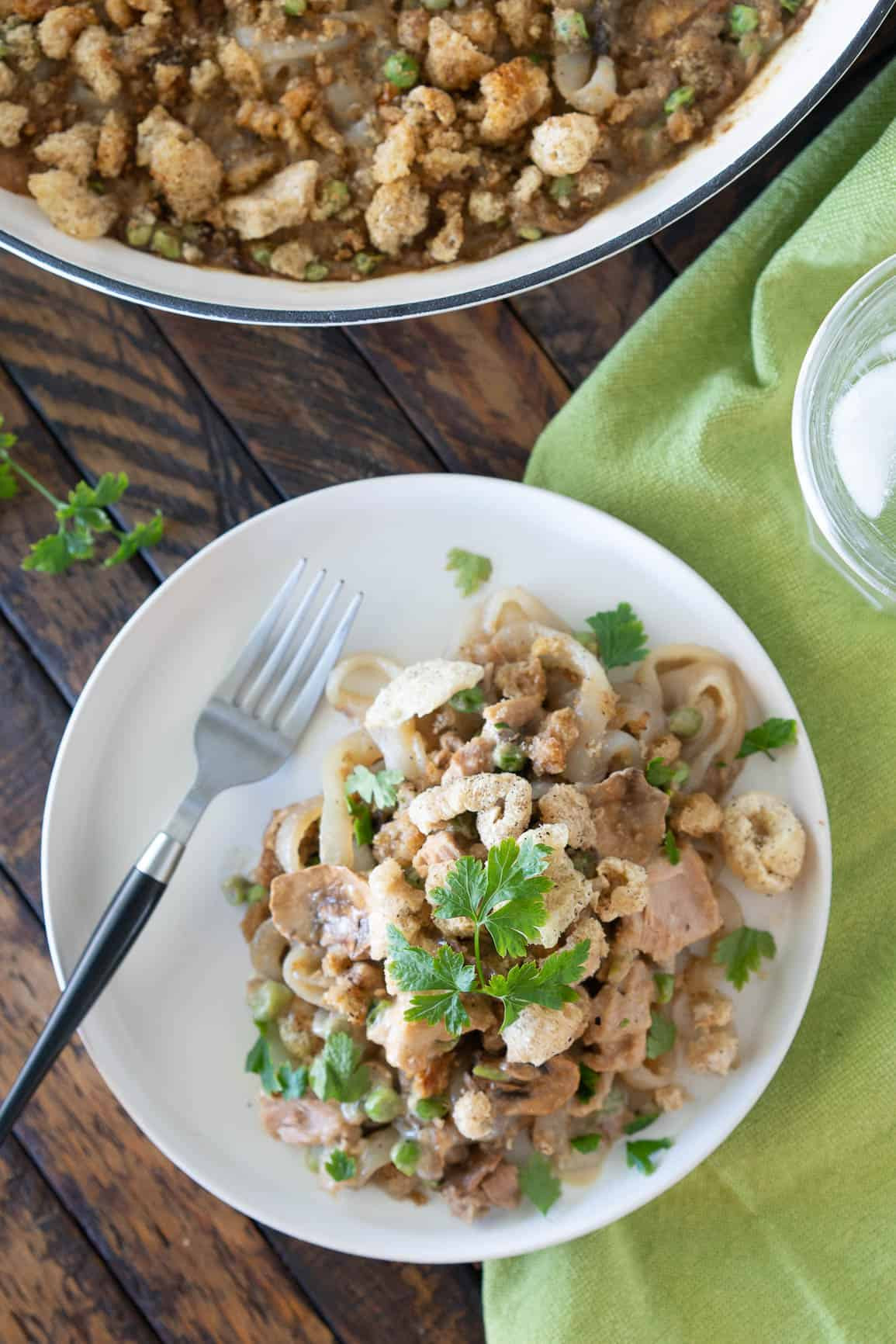 Dairy Free Tuna Casserole
 Keto Dairy Free Tuna Noodle Casserole from your Pantry