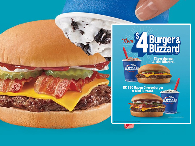 Dairy Queen Hamburgers
 Dairy Queen Introduces New $4 Burger And Blizzard Treat