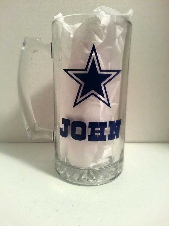 Dallas Cowboys Christmas Gift Ideas
 Personalized Dallas Cowboys America s Team 26 5oz Beer