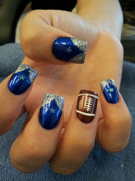 Dallas Cowboys Toe Nail Designs
 Dallas Cowboys nails