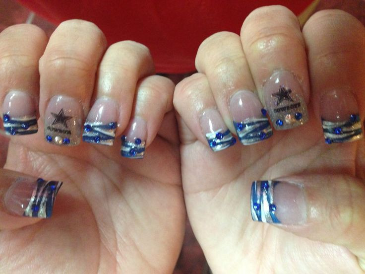 Dallas Cowboys Toe Nail Designs
 cowboys nails Dallas Cowboys Nails