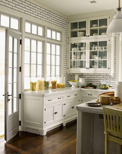 Dark Kitchen Backsplash
 Design Trends White Tile with Dark Grout – Heather Zerah