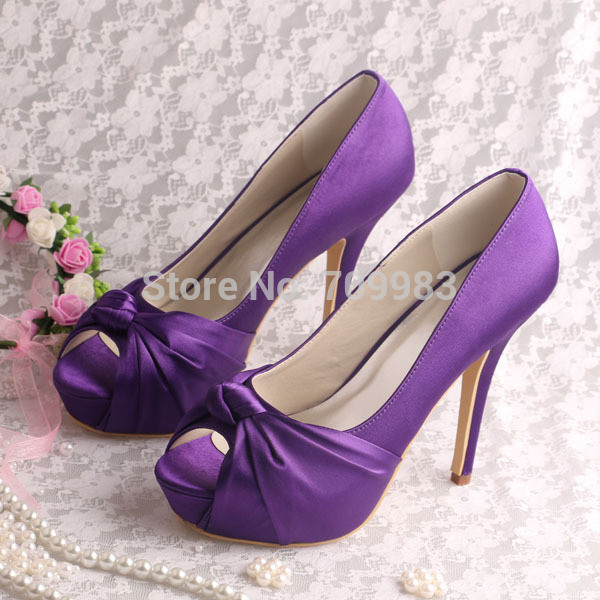 Dark Purple Wedding Shoes
 Black High Heels For Women 2017