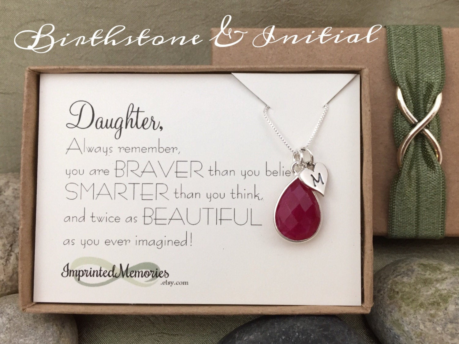 Daughters 18Th Birthday Gift Ideas
 Gift for Daughter Jewelry Sterling Silver Birthstone