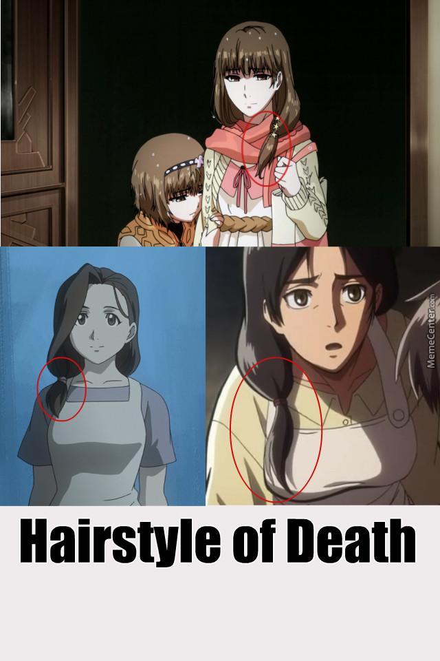 Dead Anime Mom Hairstyle
 Hairstyle Death Tokyo Ghoul Full Metal Alchemist