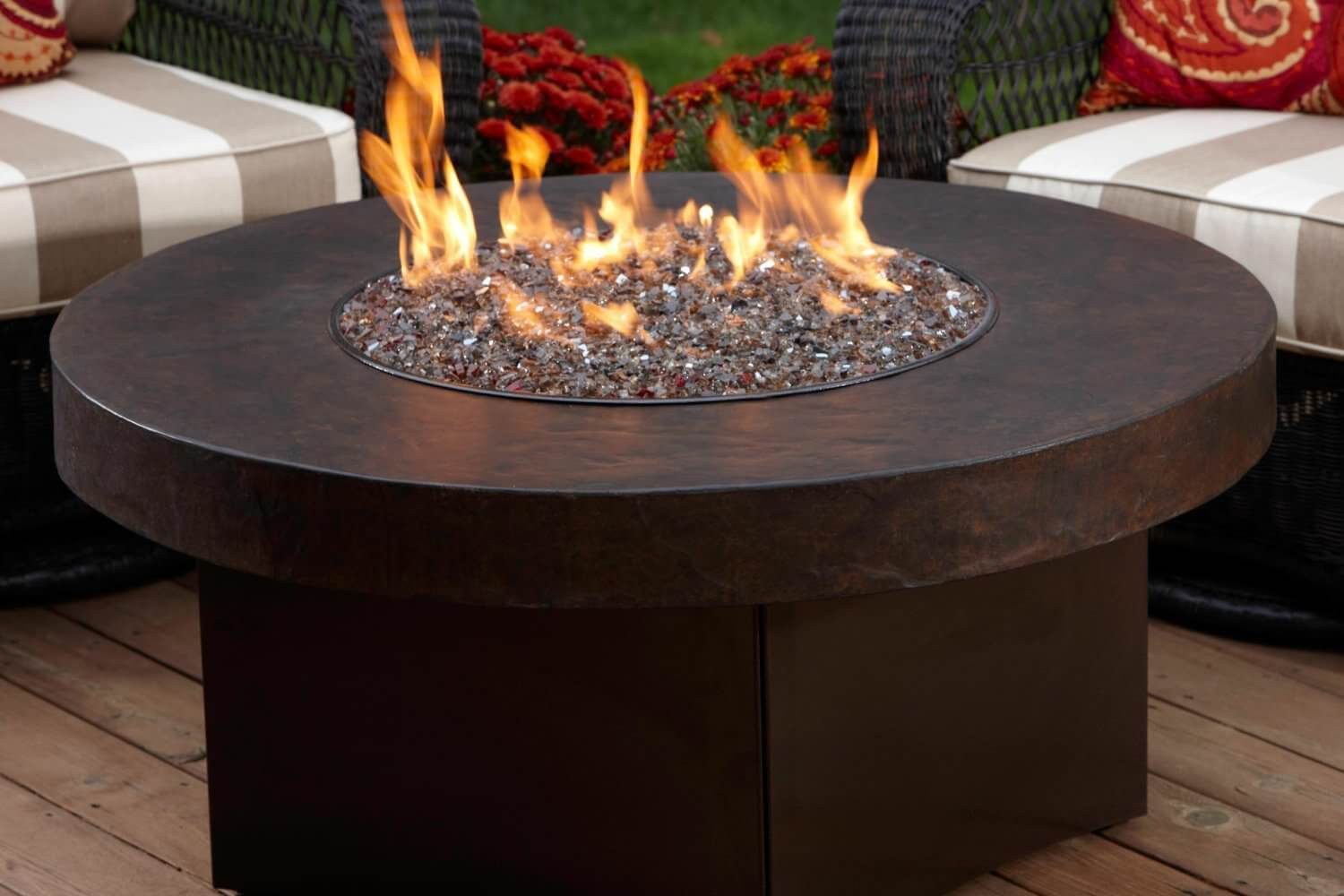 Deck Gas Fire Pit
 42 Backyard and Patio Fire Pit Ideas