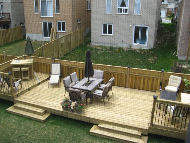 Deck Ideas For Small Backyard
 Flat Decks And Small Back Yard