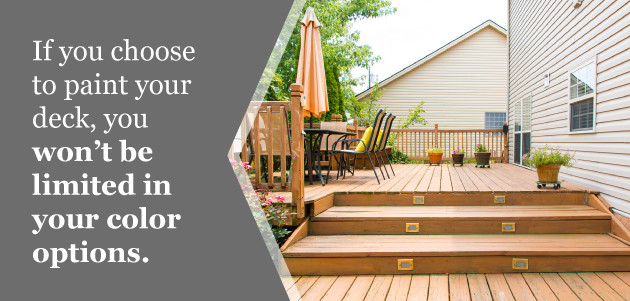 Deck Stain Vs Paint
 Painting Vs Staining Your Deck