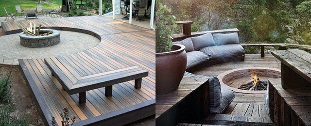 Deck With Fire Pit
 Top 50 Best Deck Fire Pit Ideas Wood Safe Designs