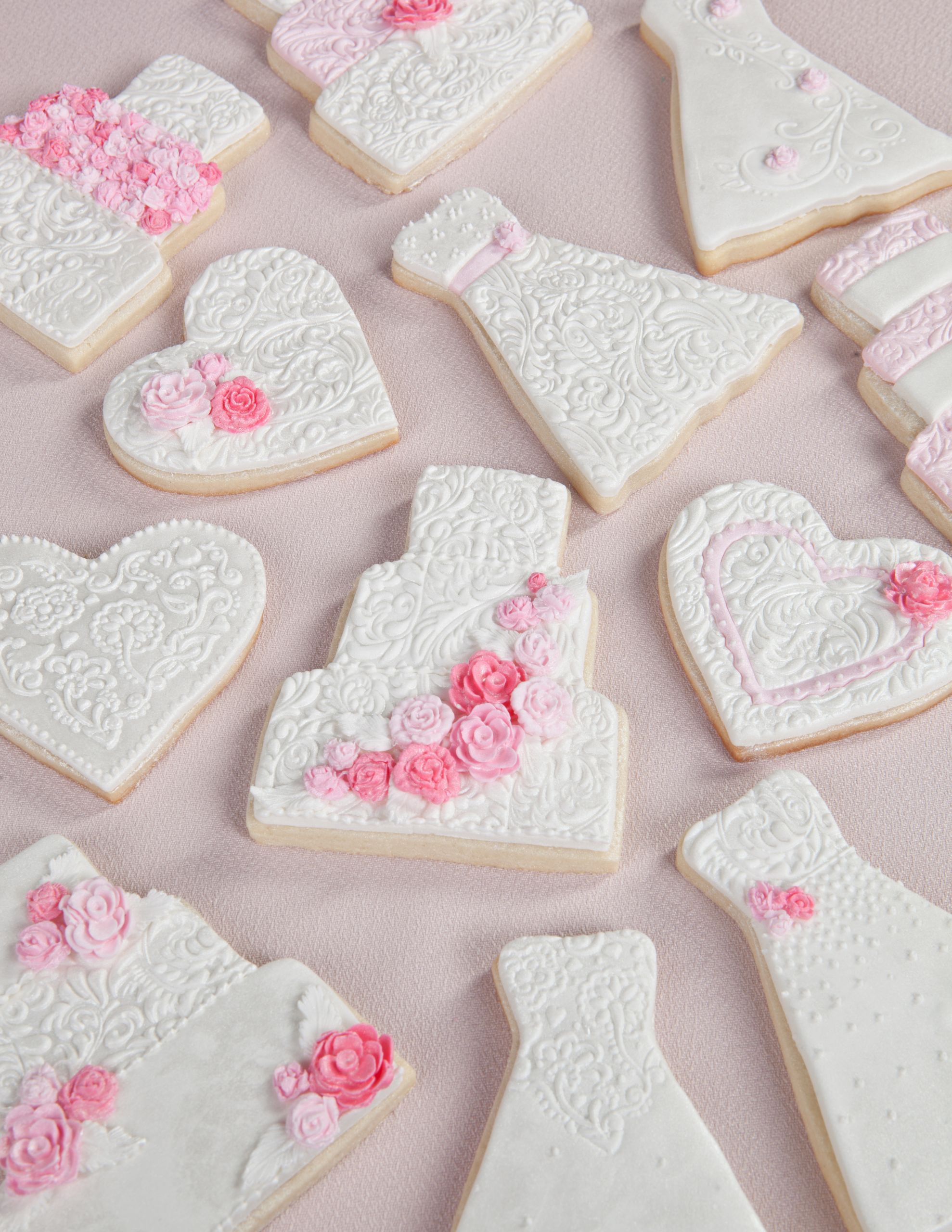 Decorated Wedding Cookies
 heart