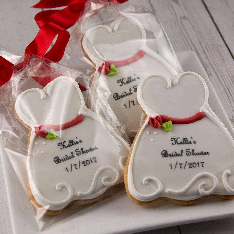 Decorated Wedding Cookies
 Bridal Cookies Dress Cookies Wedding Cookies 12 Decorated