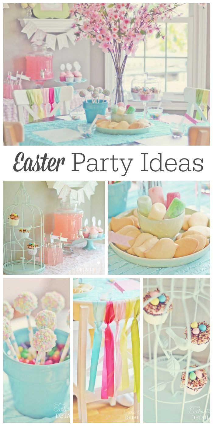 Decorating Ideas For Easter Party
 Gorgeous Easter party done in beautiful pastel spring