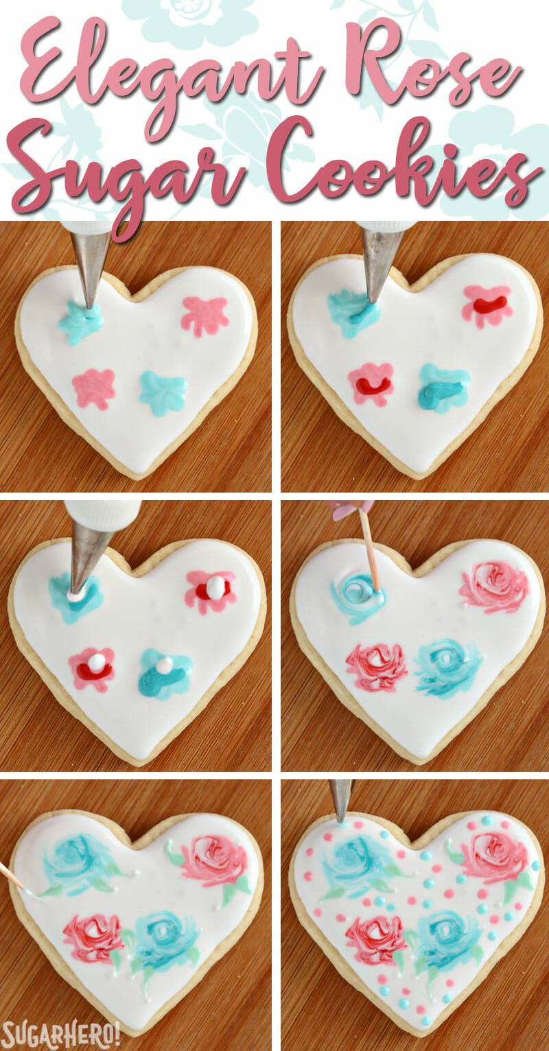 Decorating Valentine Sugar Cookies
 Valentine s Day Sugar Cookies SugarHero