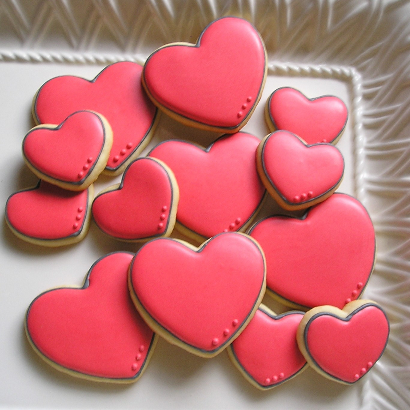 Decorating Valentine Sugar Cookies
 So what would I have done differently