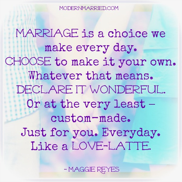 Definition Of Marriage Quotes
 The Definition of Modern Marriage
