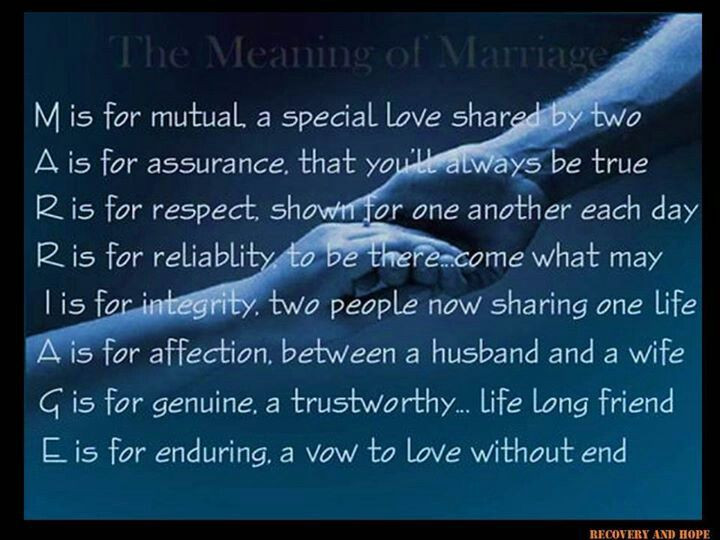 Definition Of Marriage Quotes
 The Meaning Marriage Quotes QuotesGram