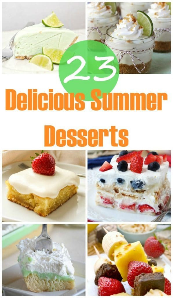 Delicious Easy Desserts
 23 Delicious Summer Desserts Yummy Healthy Easy