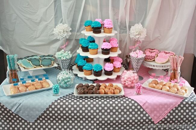 Dessert Ideas For Gender Reveal Party
 Gender Reveal Party – That s What Che Said