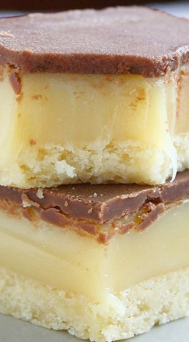 Dessert Recipes That Use A Lot Of Milk
 Millionaire Bars dessert with condensed milk