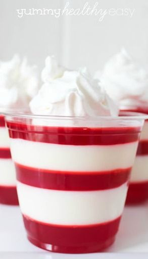 Dessert Recipes That Use A Lot Of Milk
 Layered Jell o Cups Recipe