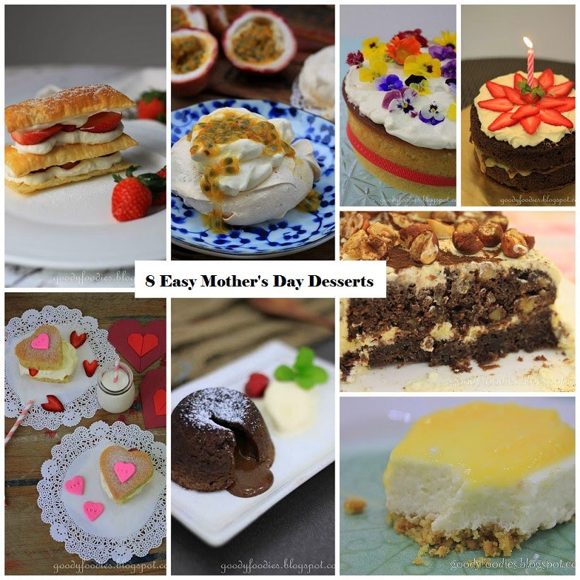 Desserts For Mothers Day
 GoodyFoo s 8 Easy Dessert Recipes for Mother s Day
