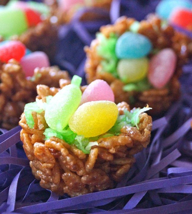 Desserts Recipes For Easter
 Easter Dessert Recipe Chocolate Rice Krispies Treats Nests