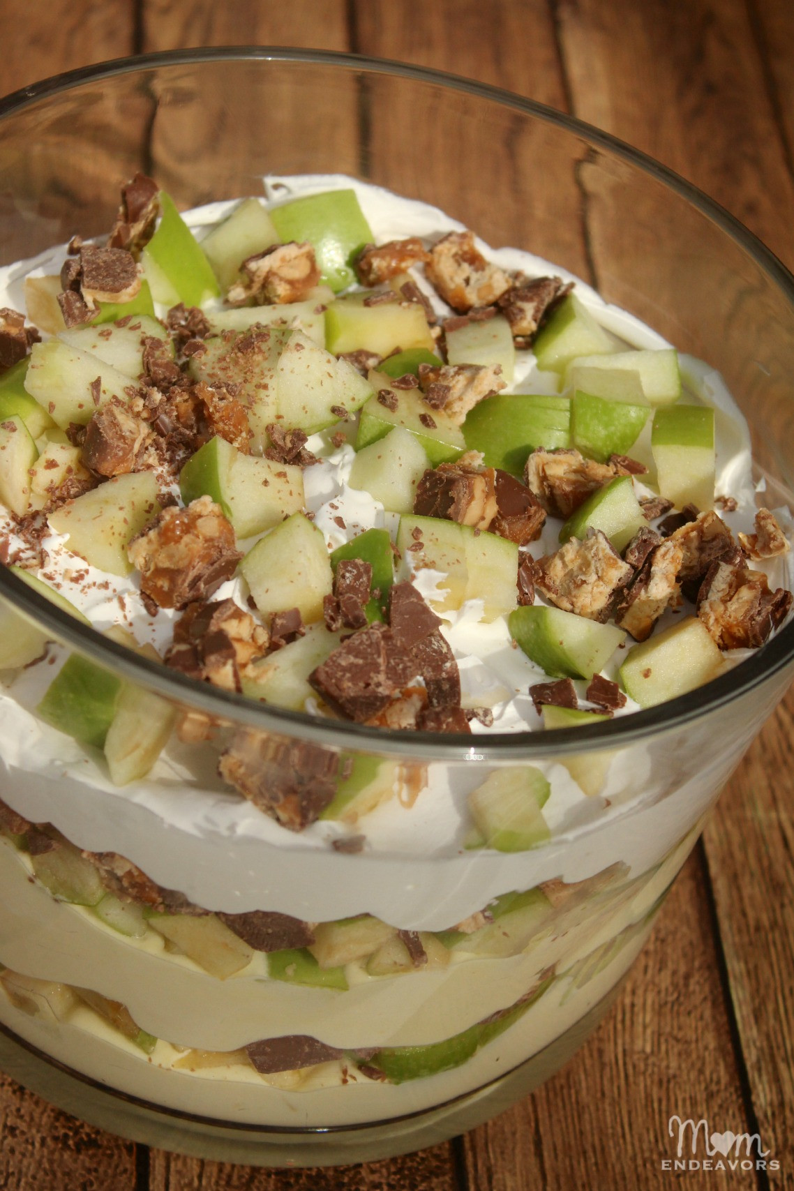 Desserts With Apples
 Apple Snickers Dessert Trifle