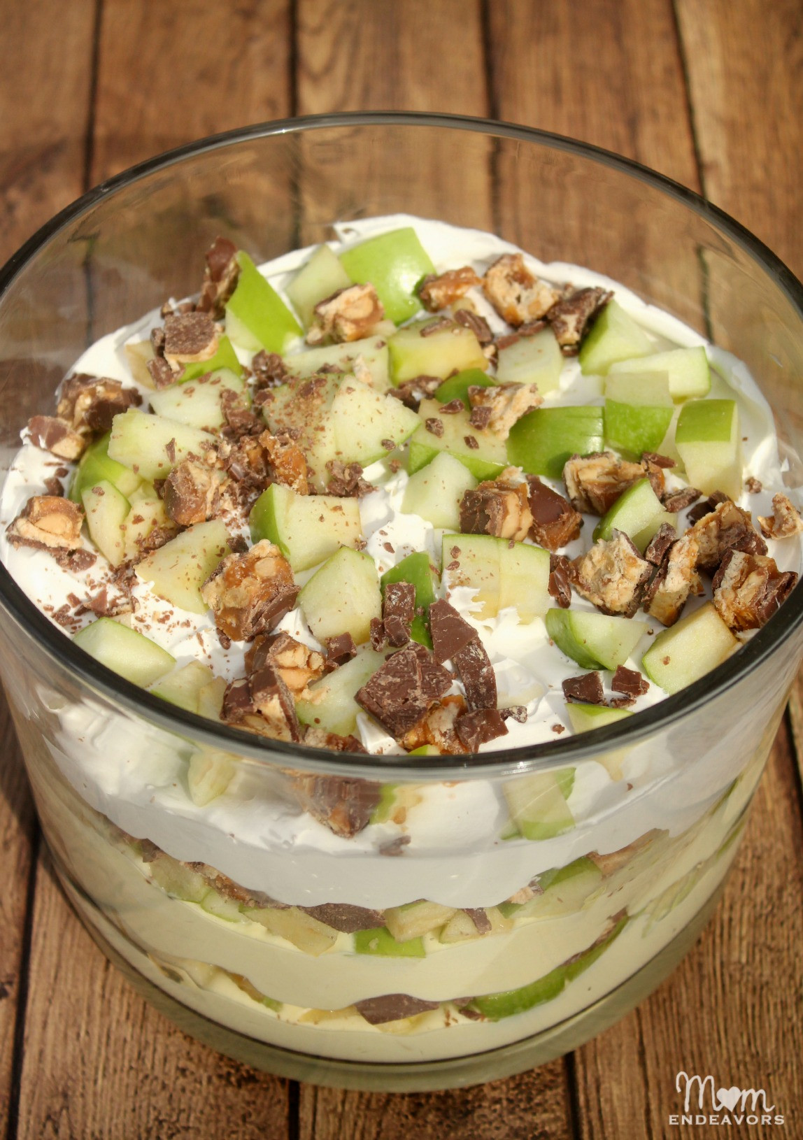 Desserts With Apples
 Apple Snickers Dessert Trifle