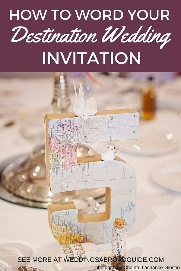 Destination Wedding Invitations
 Destination Wedding Invitation Wording Weddings Abroad Guide