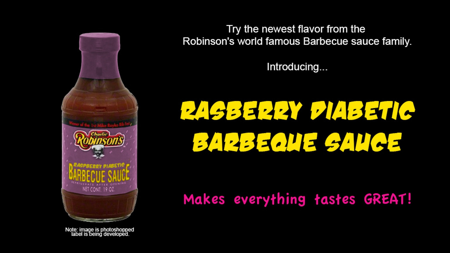 Diabetic Bbq Sauce Recipe
 Rasberry Diabetic Barbecue Sauce by Charlie Robinson