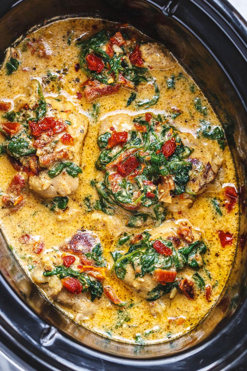 Diabetic Crockpot Chicken Recipes
 CrockPot Tuscan Garlic Chicken Recipe – How To Make