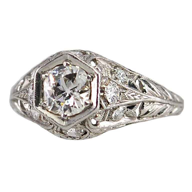 Diamond Rings For Sale
 Beautiful Antique Engagement Ring For Sale at 1stdibs