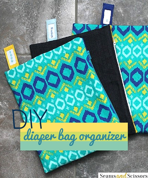 Diaper Bag Organizer Insert DIY
 SewOrganized DIY Diaper Bag Organizer from Swoodson Says