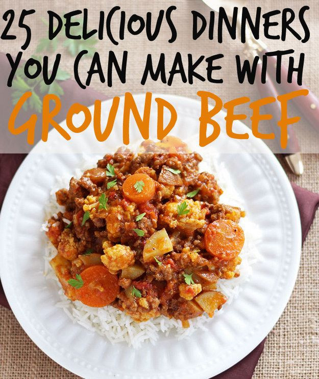 Different Dinner Ideas
 different ground beef recipes