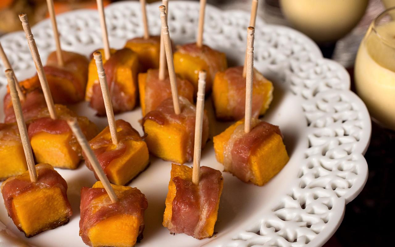 Dinner Ideas With Bacon
 Bacon Wrapped Squash Bites Recipe Chowhound