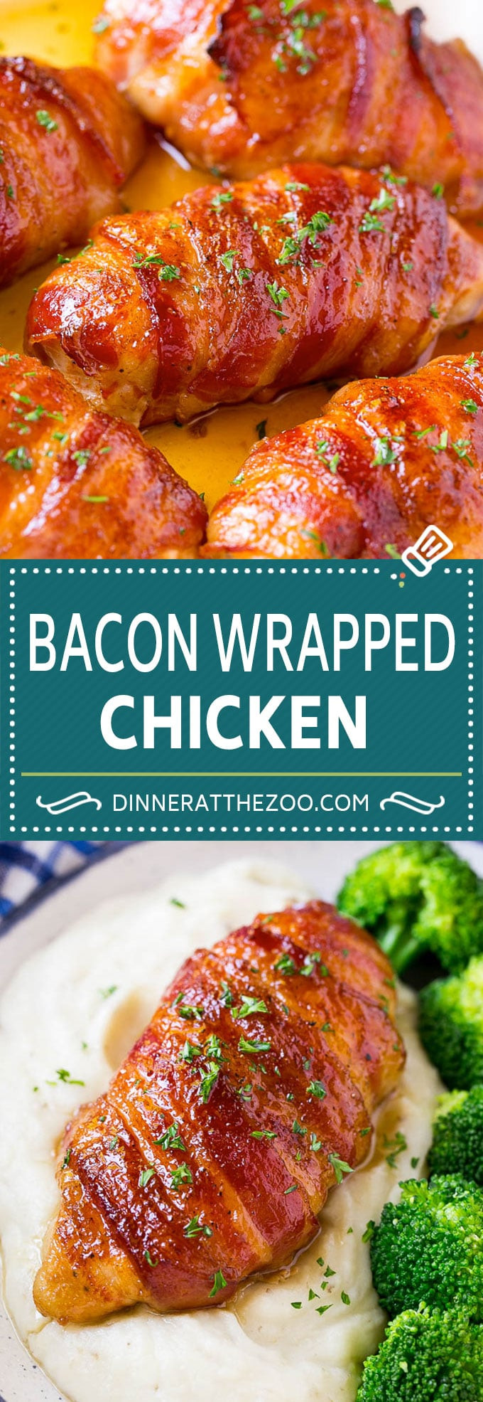 Dinner Ideas With Bacon
 Bacon Wrapped Chicken Dinner at the Zoo