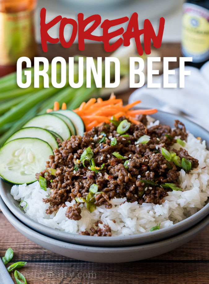 Dinner With Ground Beef
 Easy Korean Ground Beef Recipe