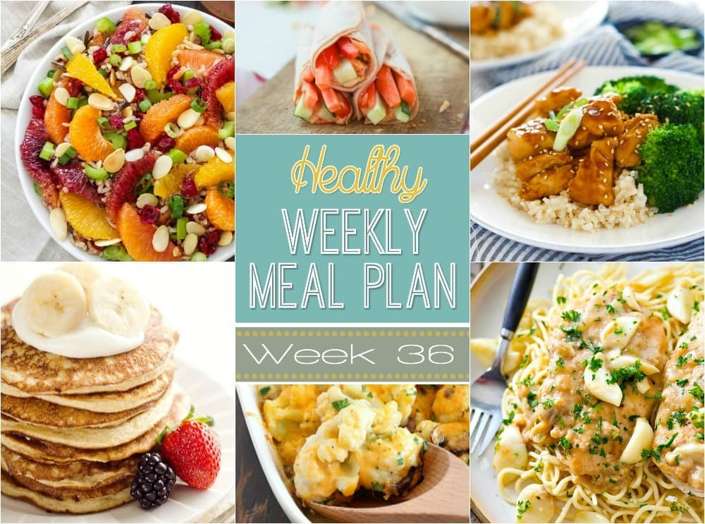 Dinners For The Week Ideas
 Healthy Weekly Meal Plan 36 Yummy Healthy Easy