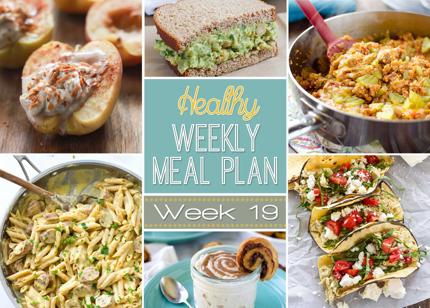 Dinners For The Week Ideas
 Healthy Weekly Meal Plan 19 With Salt and Wit